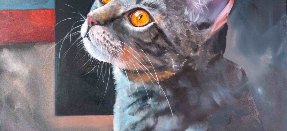 Pintura de gato