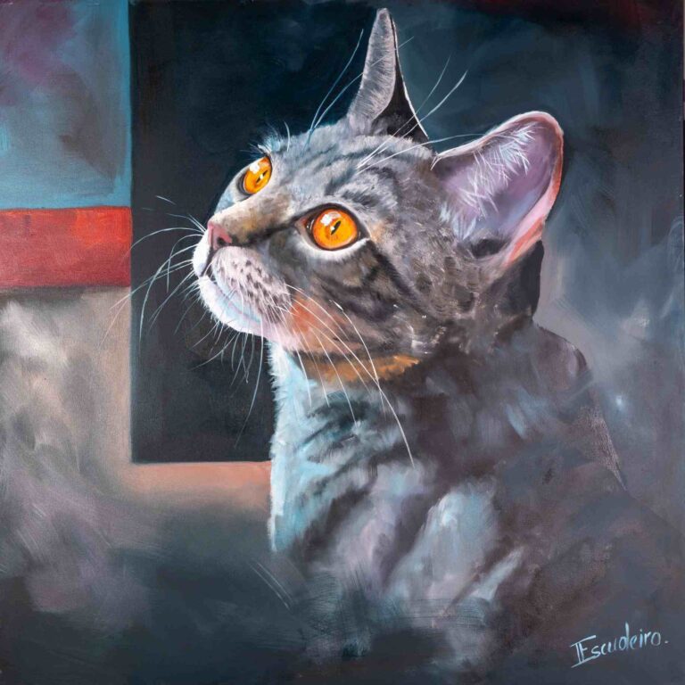 Pintura de gato